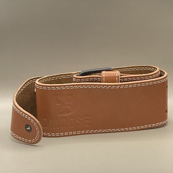 D Moose Fitness Weight Lifting Belt Thick Cushioned Lumbar Support Gym Size L - Picture 3 of 9